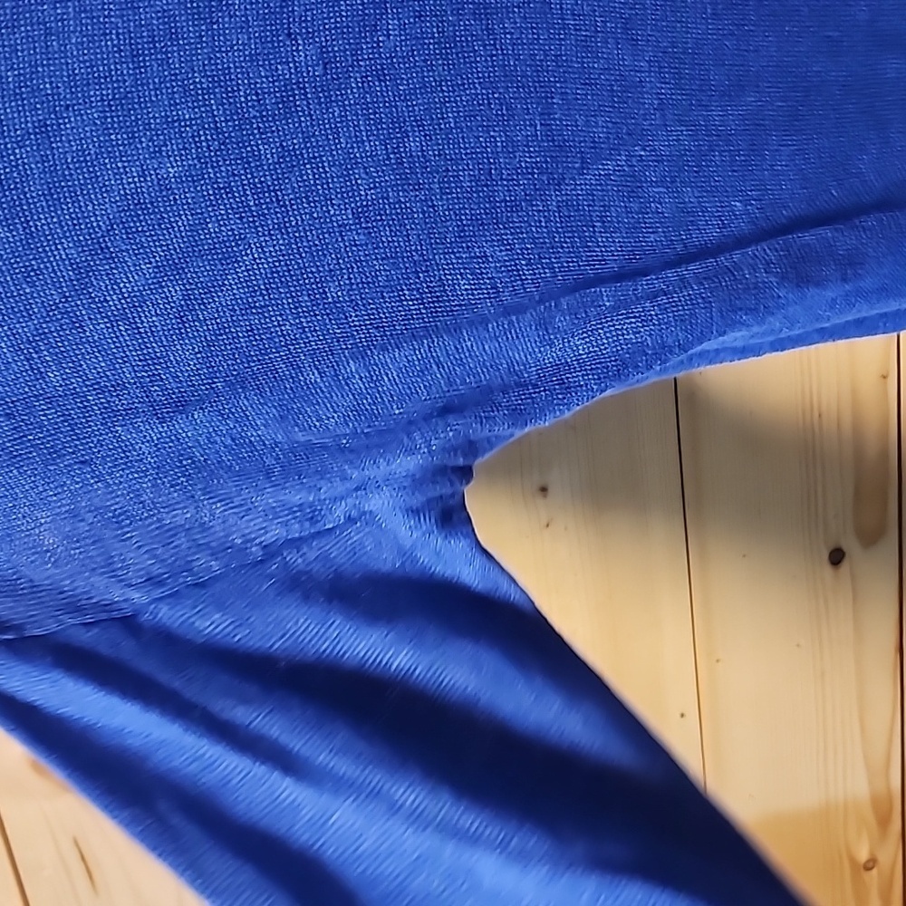 Women's Blue Long Sleeve Top - Picture 4 of 7